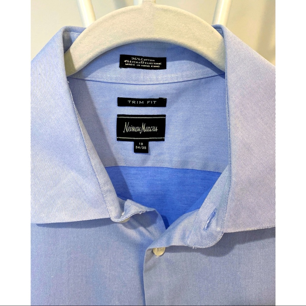 Neiman Marcus Blue Dress Shirt